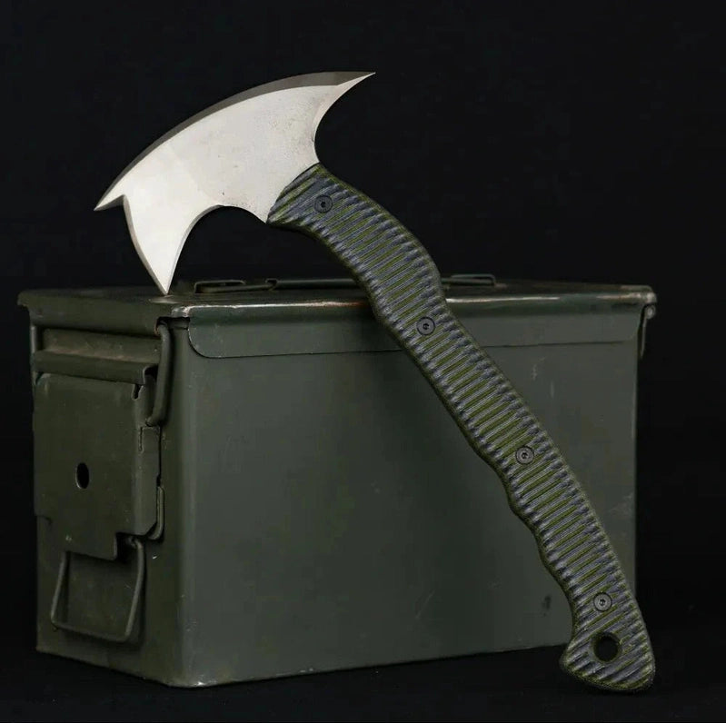 AncientSmithy Tomahawk tactical "Alvaldi" with micarta handle