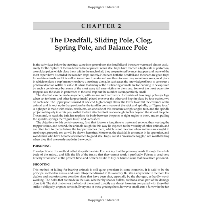 The Trapper's Bible: The Most Complete Guide on Trapping and Hunting Tips Ever Spiral Bound