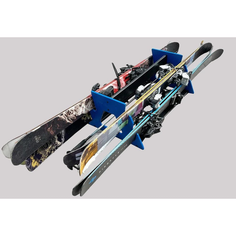 TRAPSKI QUAD Mobile All Mountain Ski and Standard Stance Snowboard Rack