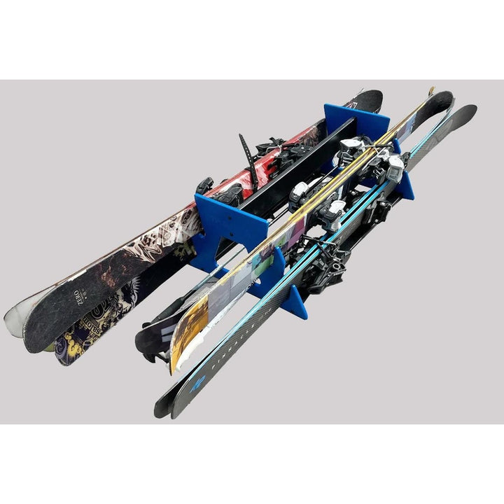 TRAPSKI QUAD Mobile All Mountain Ski and Standard Stance Snowboard Rack