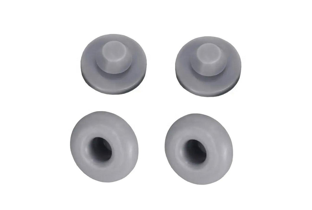 TRAPSKI Rack Replacement Rack Feet | Common 20 qt Cooler Rubber Feet for RTIC Coolers, Yeti Coolers, Tundra Roadie Tank Hard Sided | Non-Slip Non-Scratch Rubber Feet, Gray