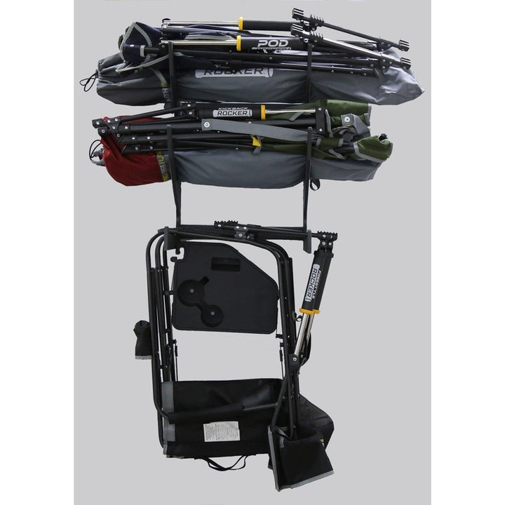 TRAPSKI Versa Deep Profile 2 Double Slot Plus Base Chair Rack