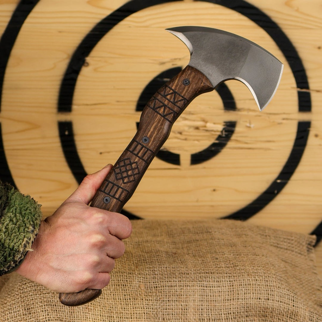 AncientSmithy Tribal engraved tomahawk "Navaro"