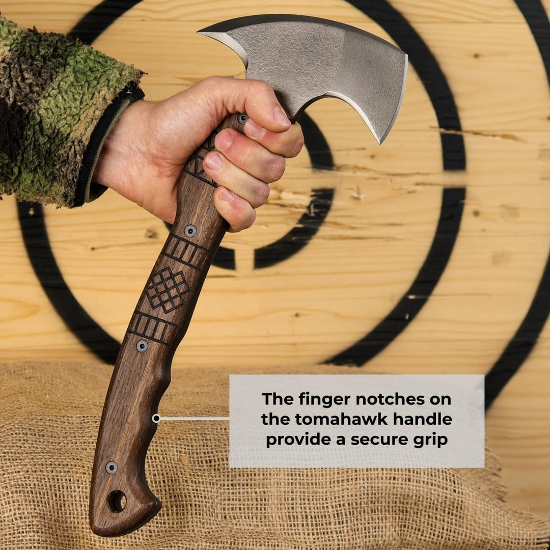 AncientSmithy Tribal engraved tomahawk "Navaro"