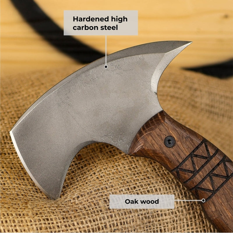 AncientSmithy Tribal engraved tomahawk "Navaro"