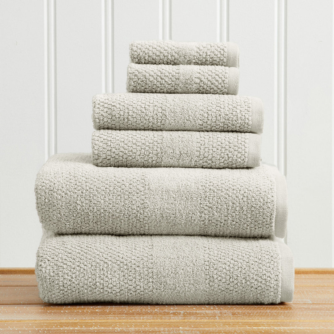 Cotton Woven Bath Towel Set - Marbella Collection