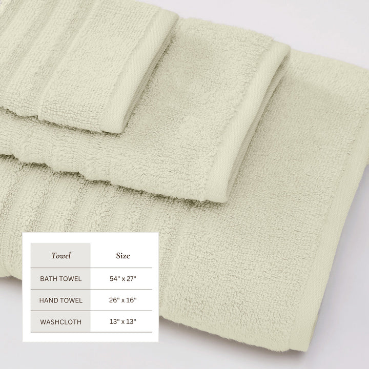 Combed Cotton Bath Towels - Karina Collection