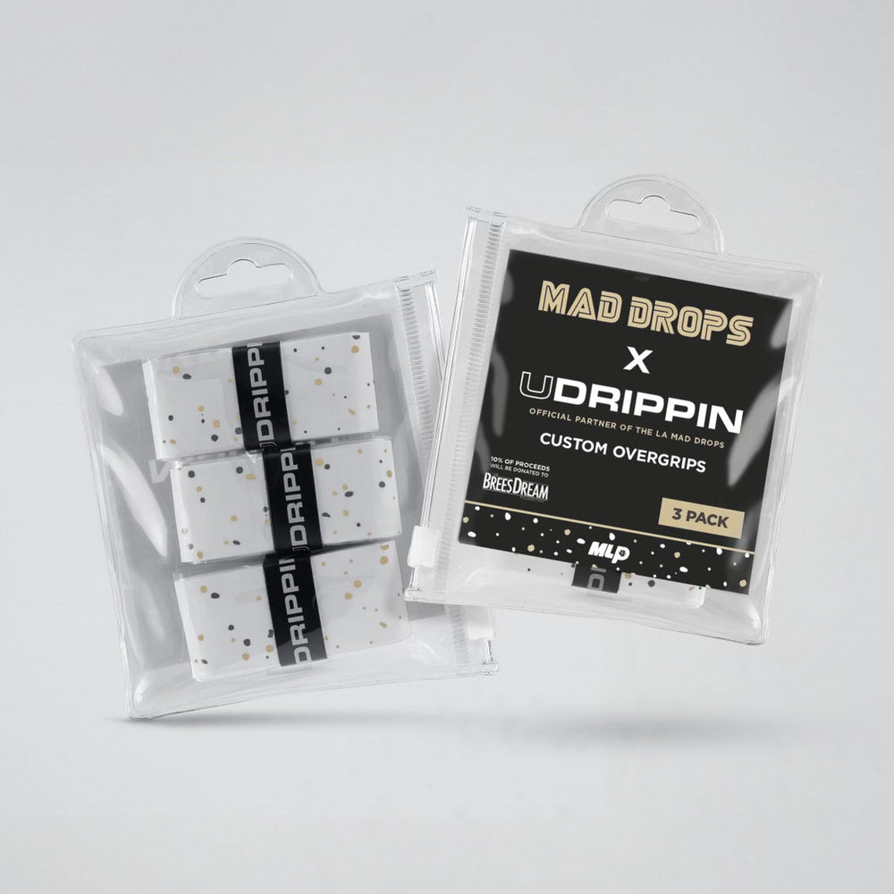 UDRIPPIN Drew Brees x MAD DROPS - NOLA White Custom Grips