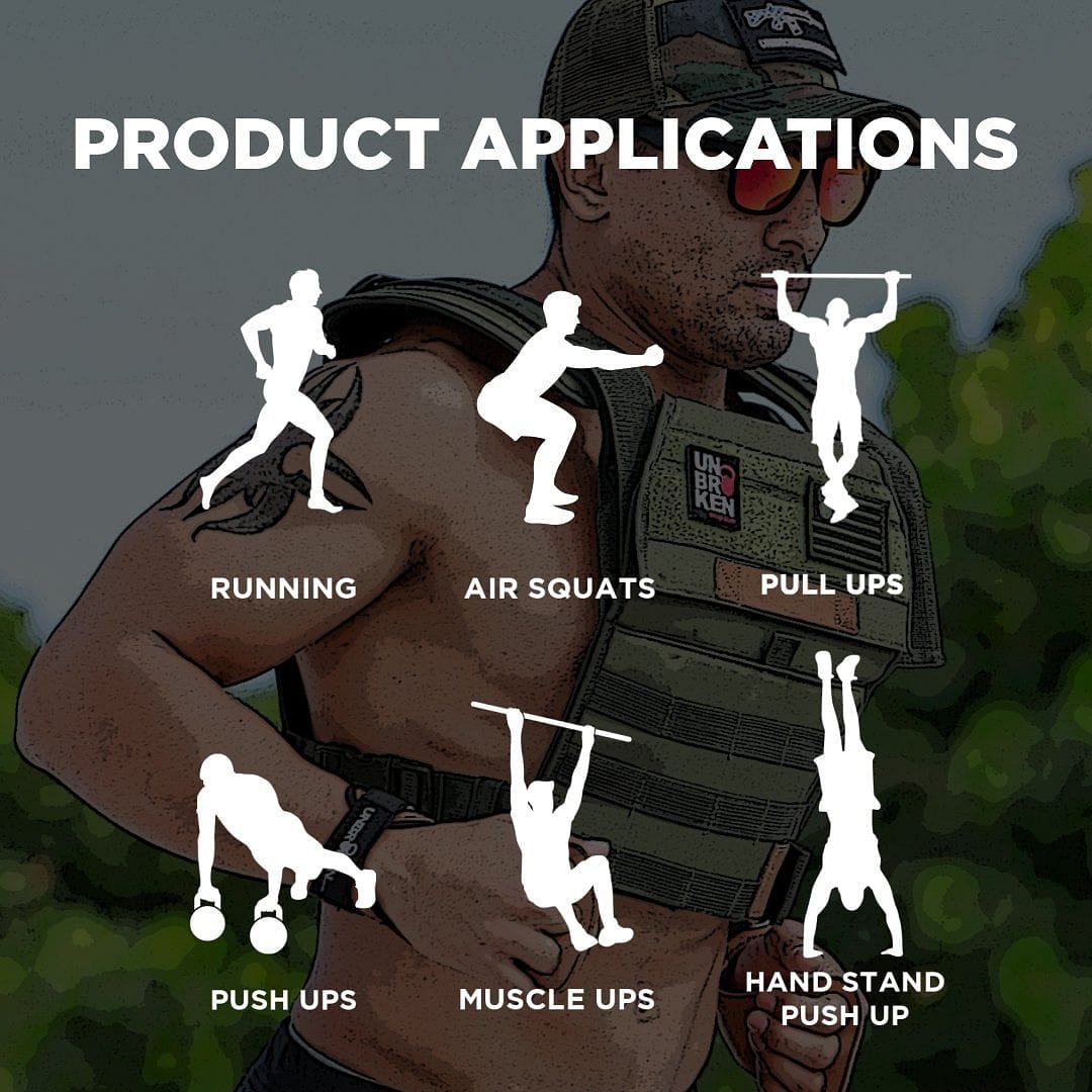 UNBROKEN New Speed Weight Vest + Sand Plates