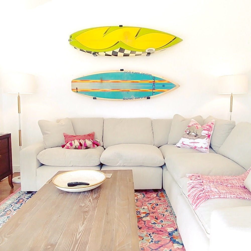 Minimalist Surfboard Display Rack for Surfboards