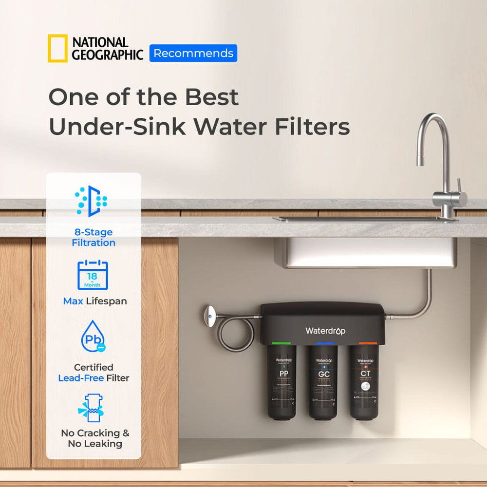 3-stage Under Sink Water Filtration System Waterdrop TSA