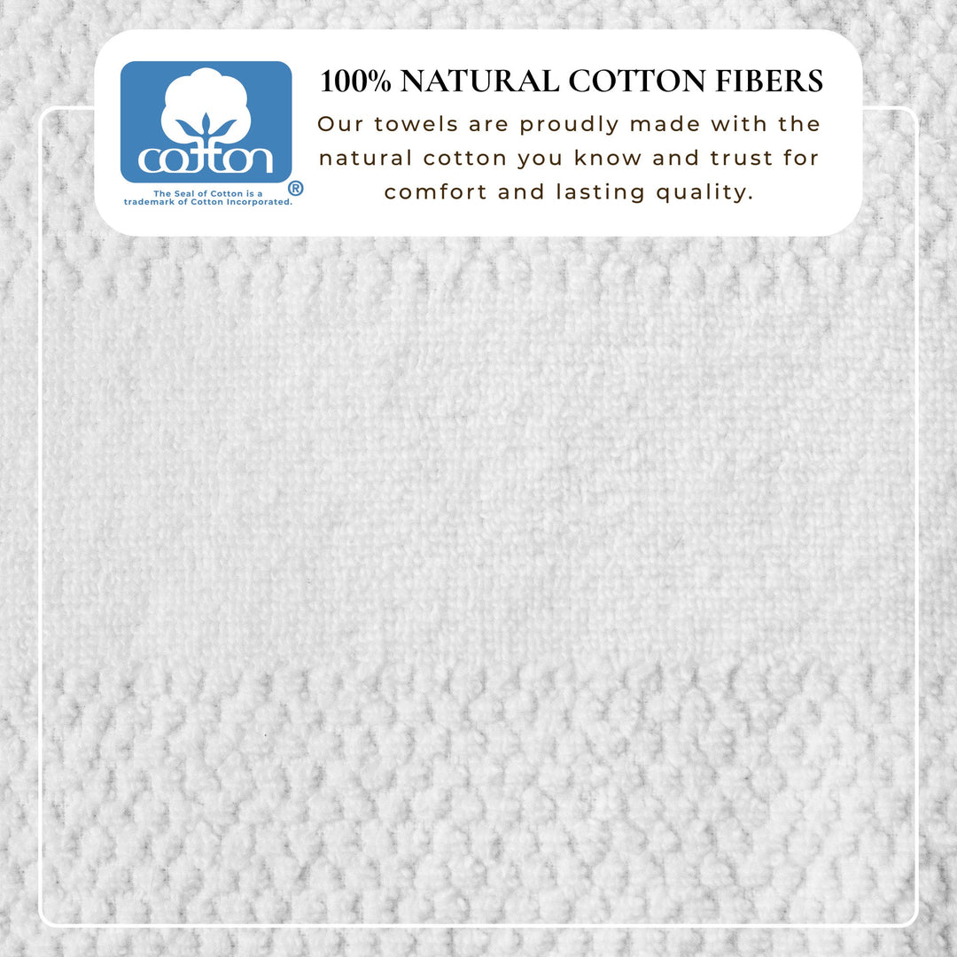 Cotton Woven Bath Towel Set - Marbella Collection