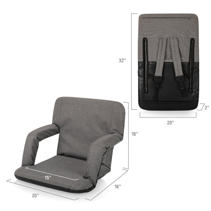 Picnic Time Ventura Portable Reclining Stadium Seat