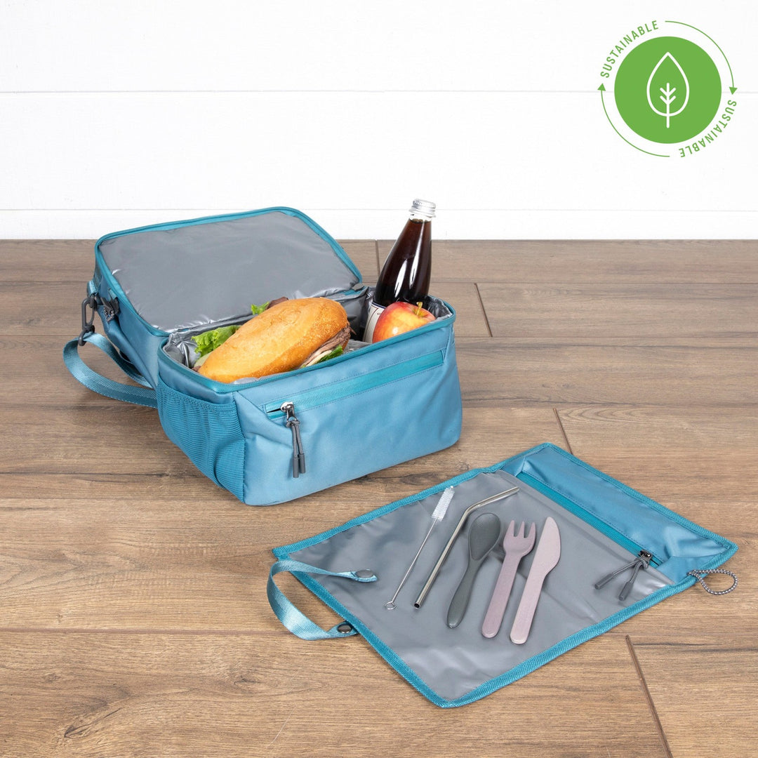 Picnic Time Tarana Lunch Bag Cooler with Utensils