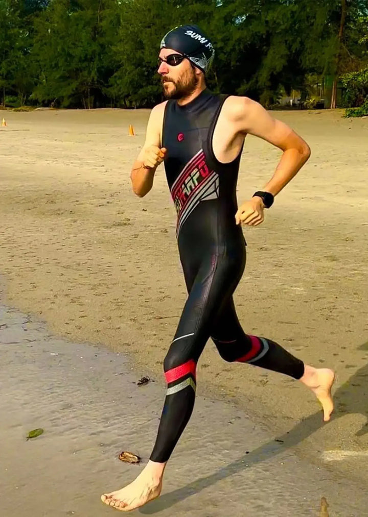 SUMARPO Vanguard Men's Eco Sleeveless Triathlon Wetsuit