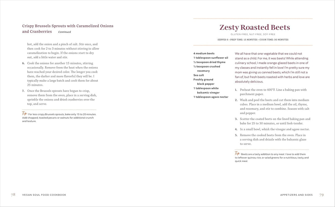 Vegan Soul Food Cookbook: Plant-Based, No-Fuss Southern Favorites Spiral Bound