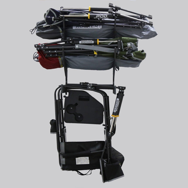 TRAPSKI Versa Deep Profile 2 Double Slot Plus Base Chair Rack