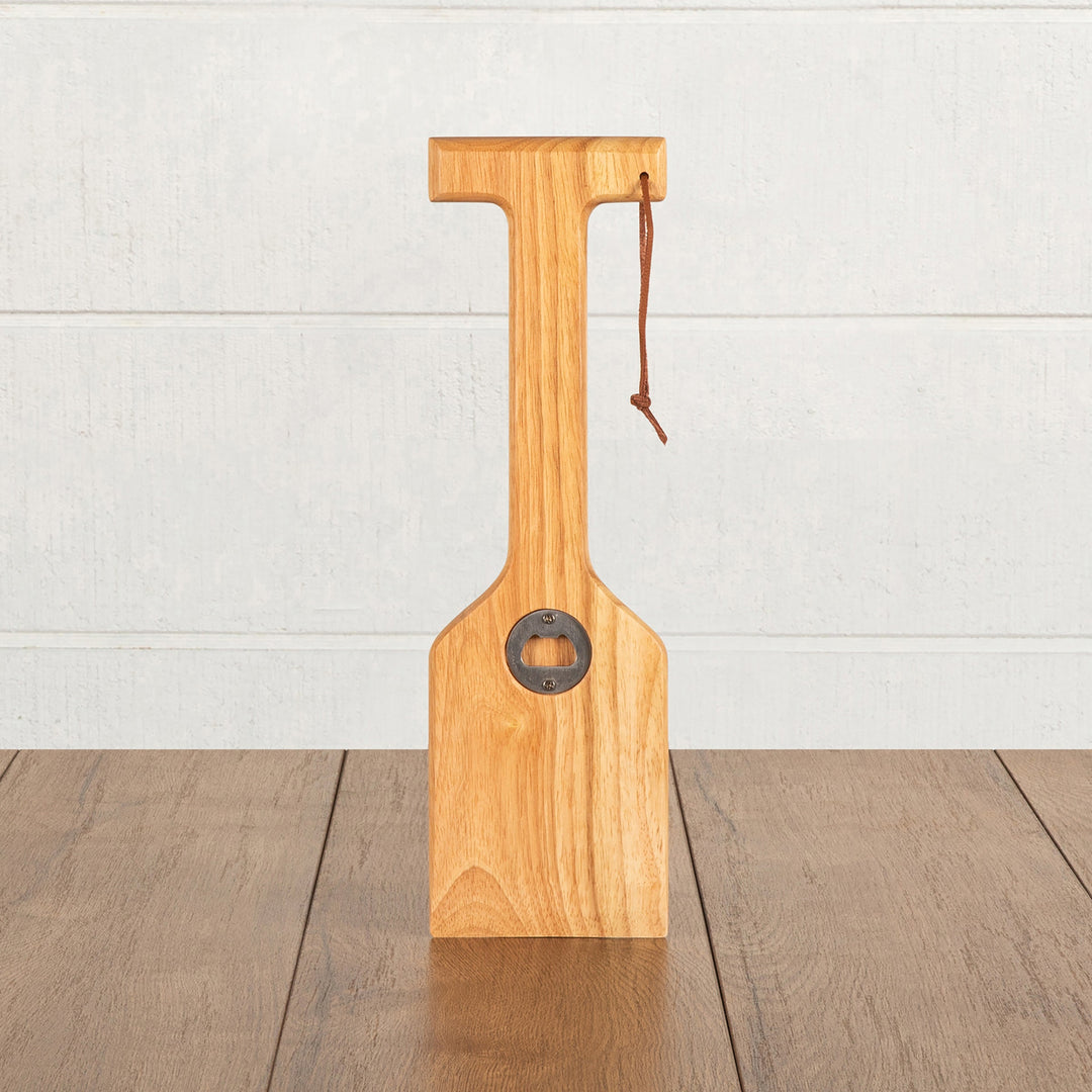 Picnic Time Hardwood BBQ Grill Scraper with Bottle Opener