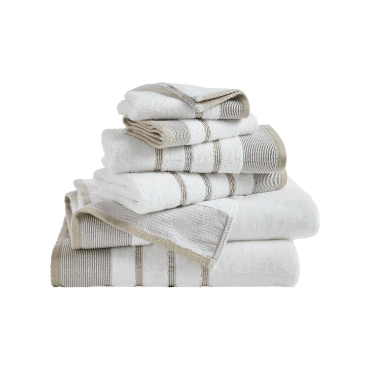 Cotton Stripe Bath Towel Set - Noelle Collection