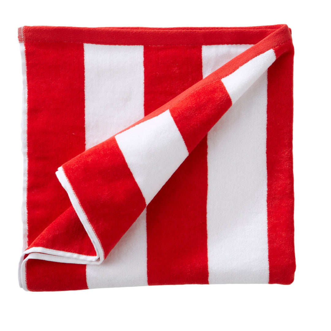 Cotton Velour Cabana Beach Towel - Novia Collection