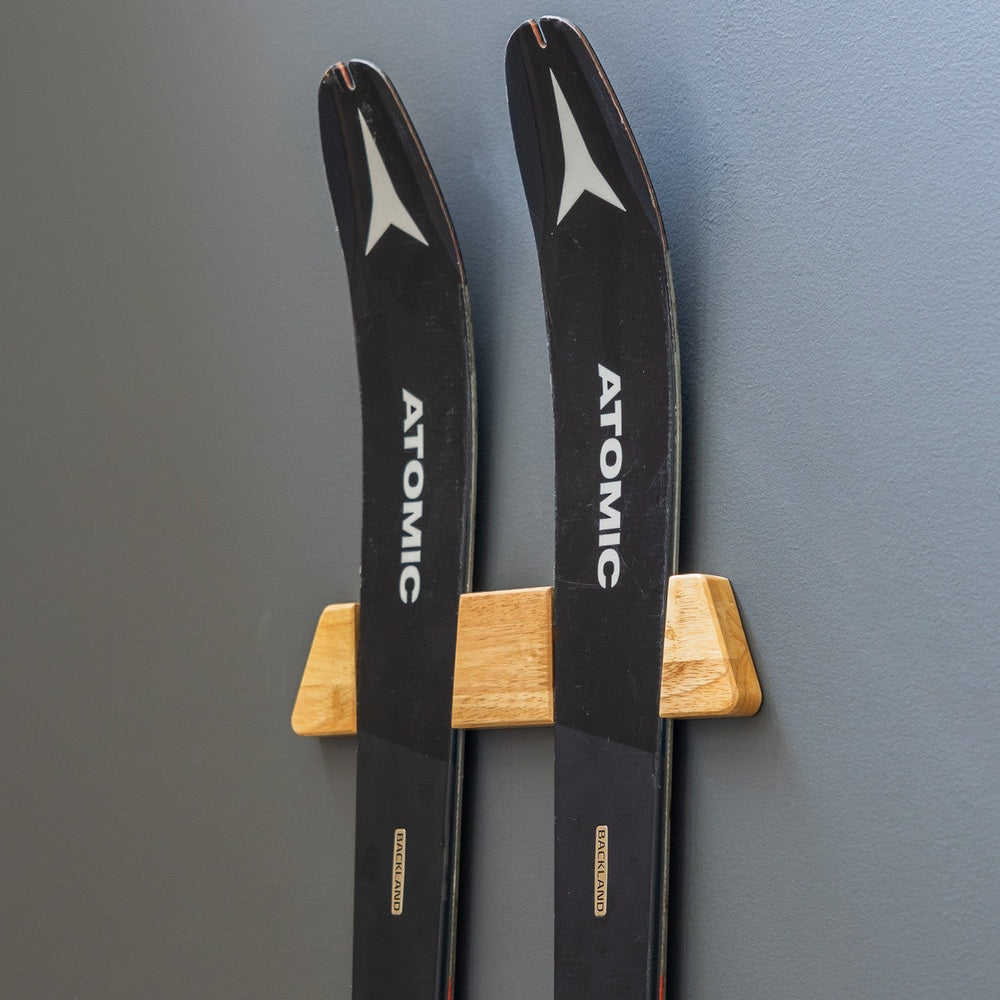 Vail Ski Display | Minimalist Wood Ski Rack