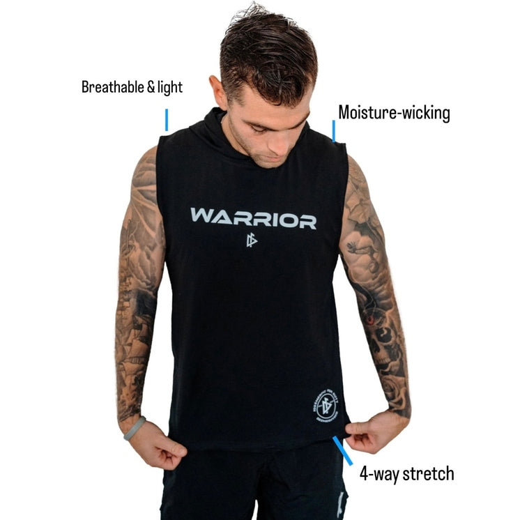 DeemedFit Warrior Sleeveless Hoodie
