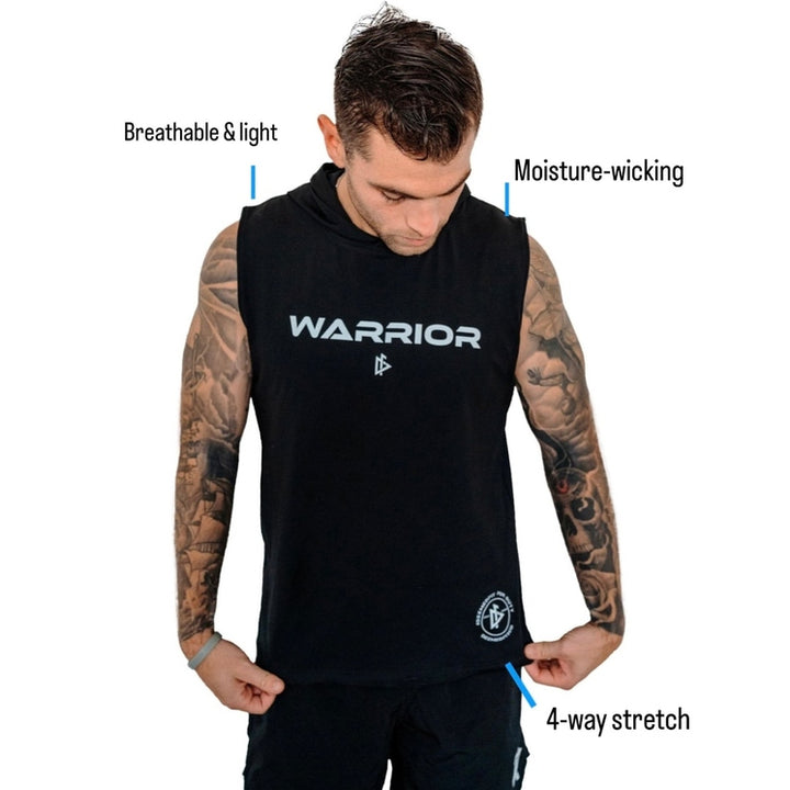 DeemedFit Warrior Sleeveless Hoodie