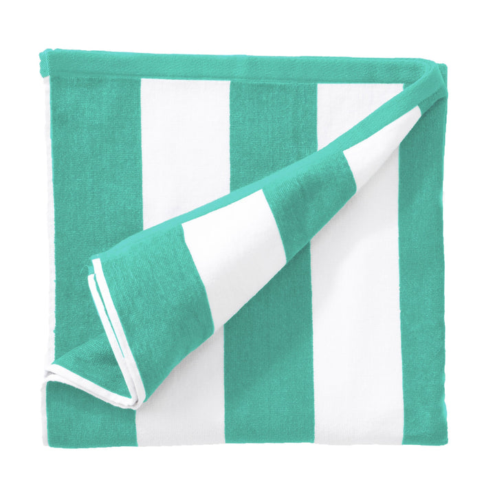 Cotton Velour Cabana Beach Towel - Novia Collection