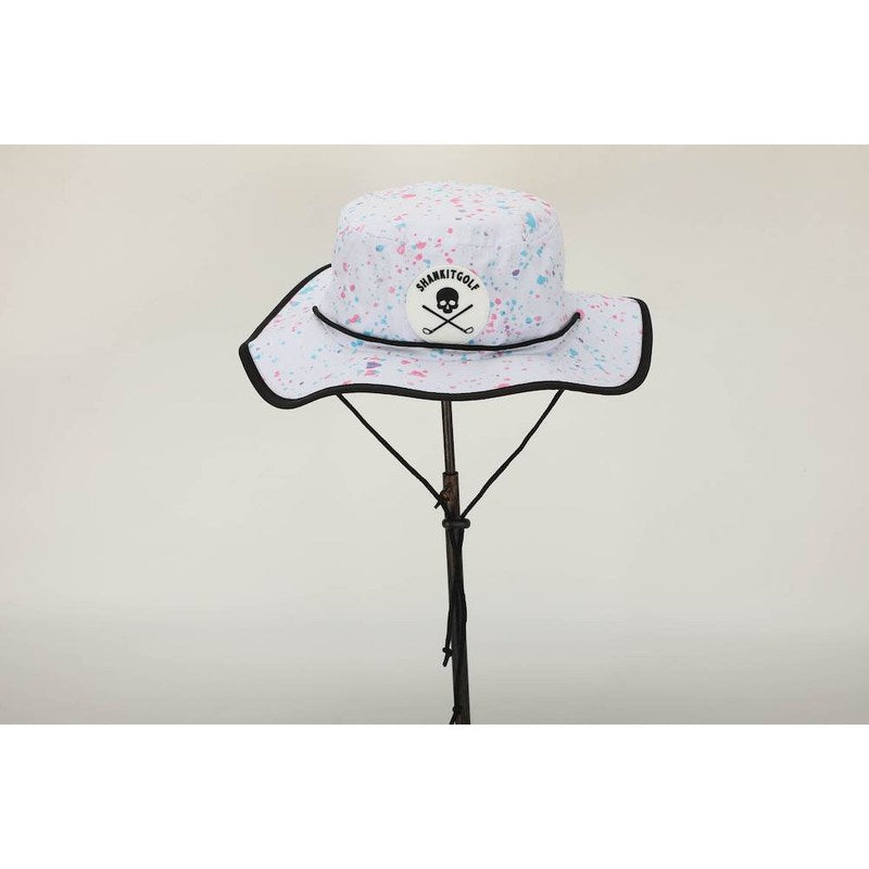 Shank it Golf White Paint Bucket Hat