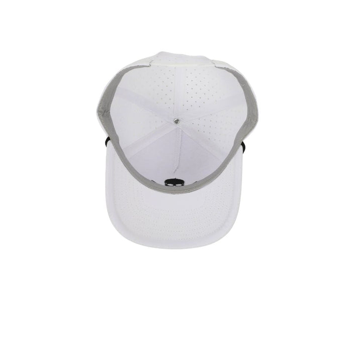 Shank it Golf Skull And Crossbones White Rope Golf Hat