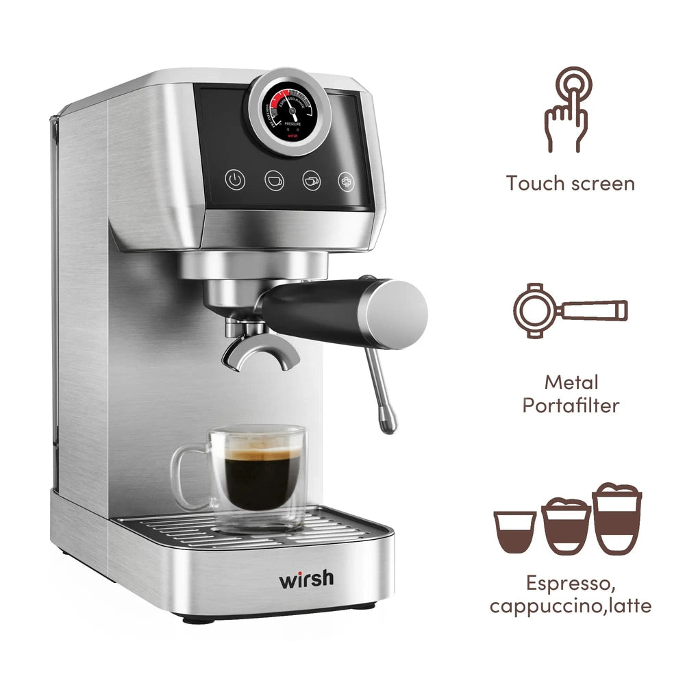 Wirsh 20 Bar Espresso Machine for Perfect Coffee