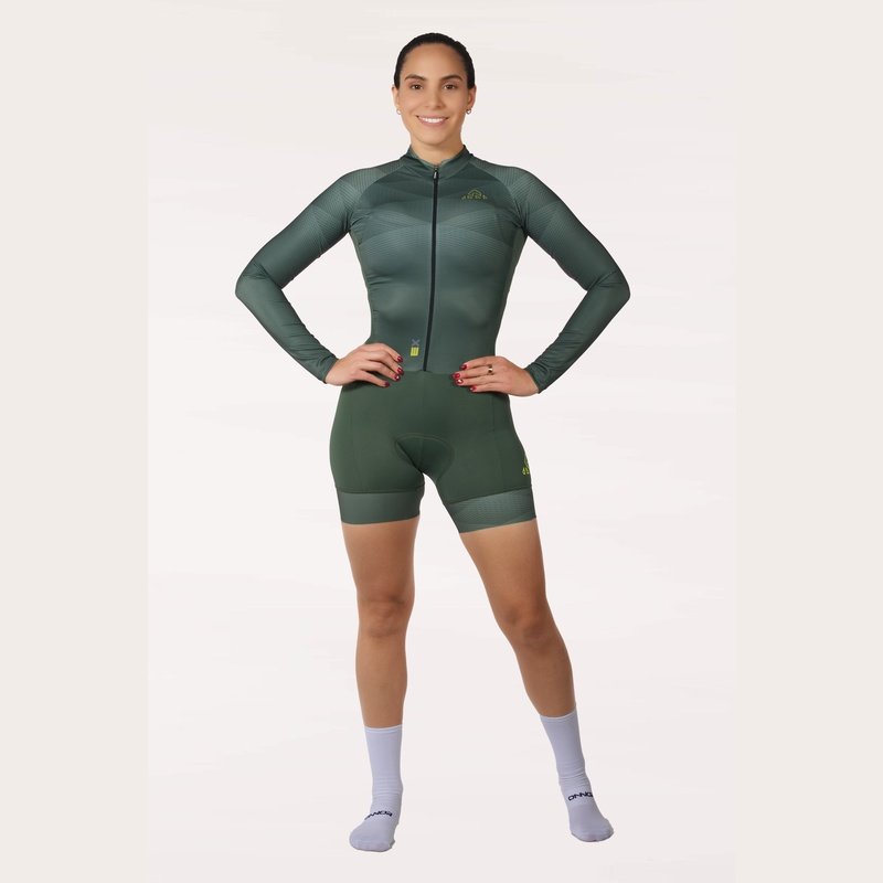 Onnor Sport Women's Limemba Expert Cycling Skinsuit Long Sleeve