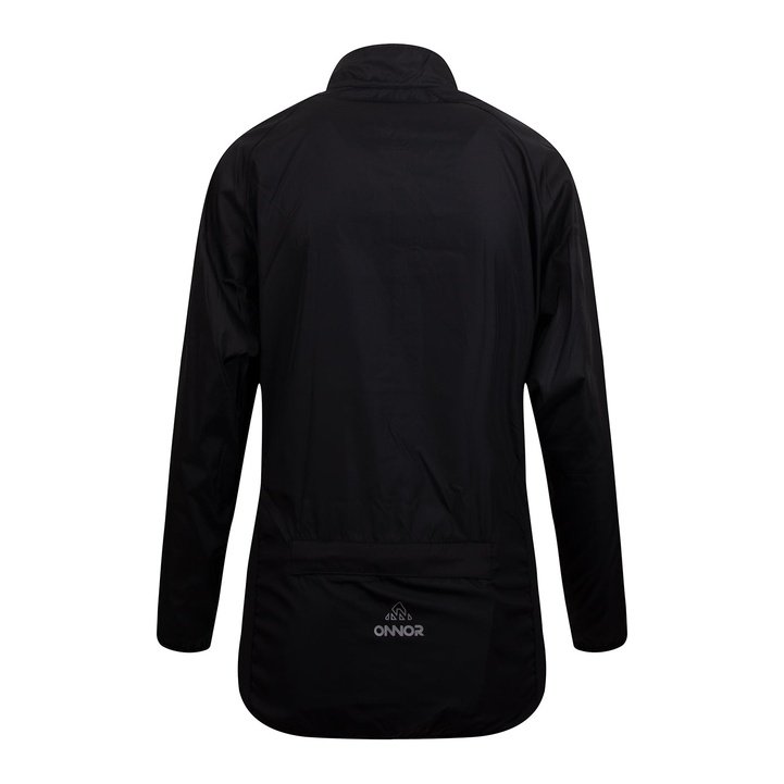 Onnor Sport Women's Black Stealth PRO Cycling Windbreaker Long Sleeve