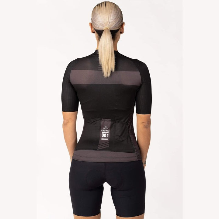 Onnor Sport Women's Nitro X1 Black Pro Cycling Jersey