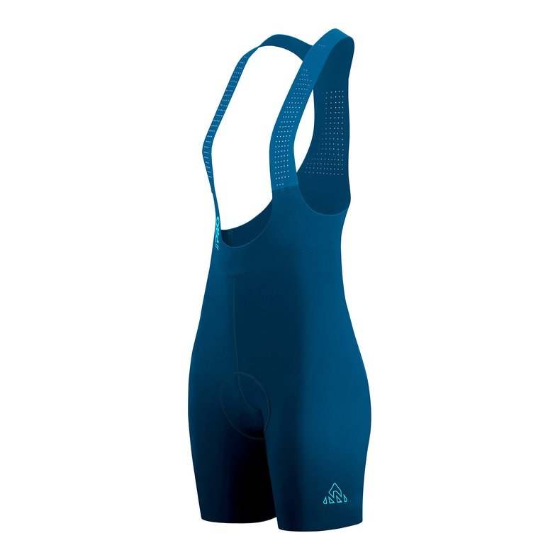 Onnor Sport Women's Seamless Peacock Blue Pro Cycling Bib