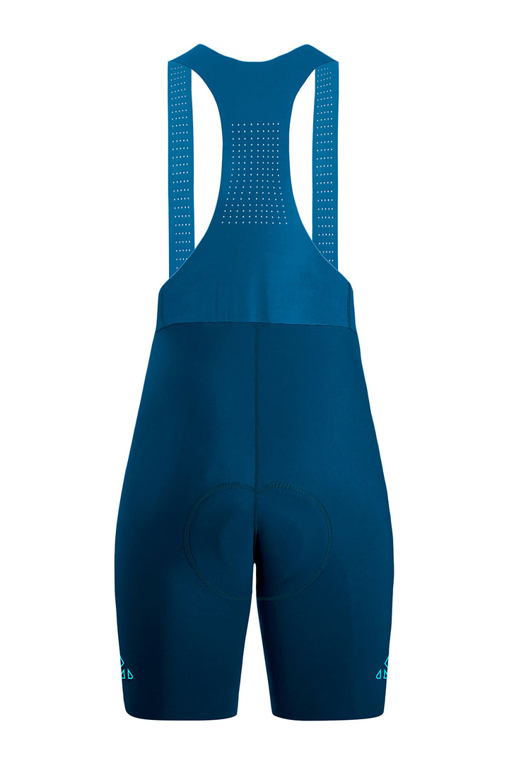 Onnor Sport Women's Seamless Peacock Blue Pro Cycling Bib
