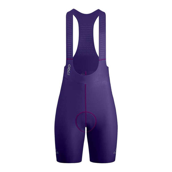 Onnor Sport Women's Seamless Purple Pro Cycling Bib