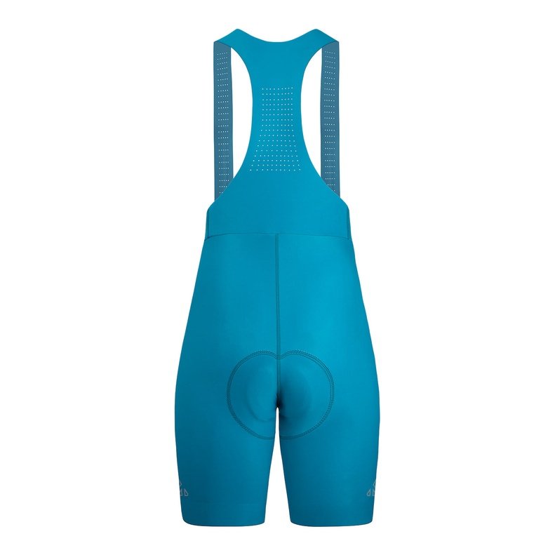 Onnor Sport Women's Seamless Turquoise Pro Cycling Bib