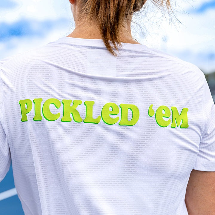 Swinton Pickleball Women's Pickled 'em LUX Performance Shirt