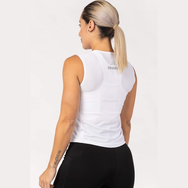 Onnor Sport Women's White Pro Running Base Layer