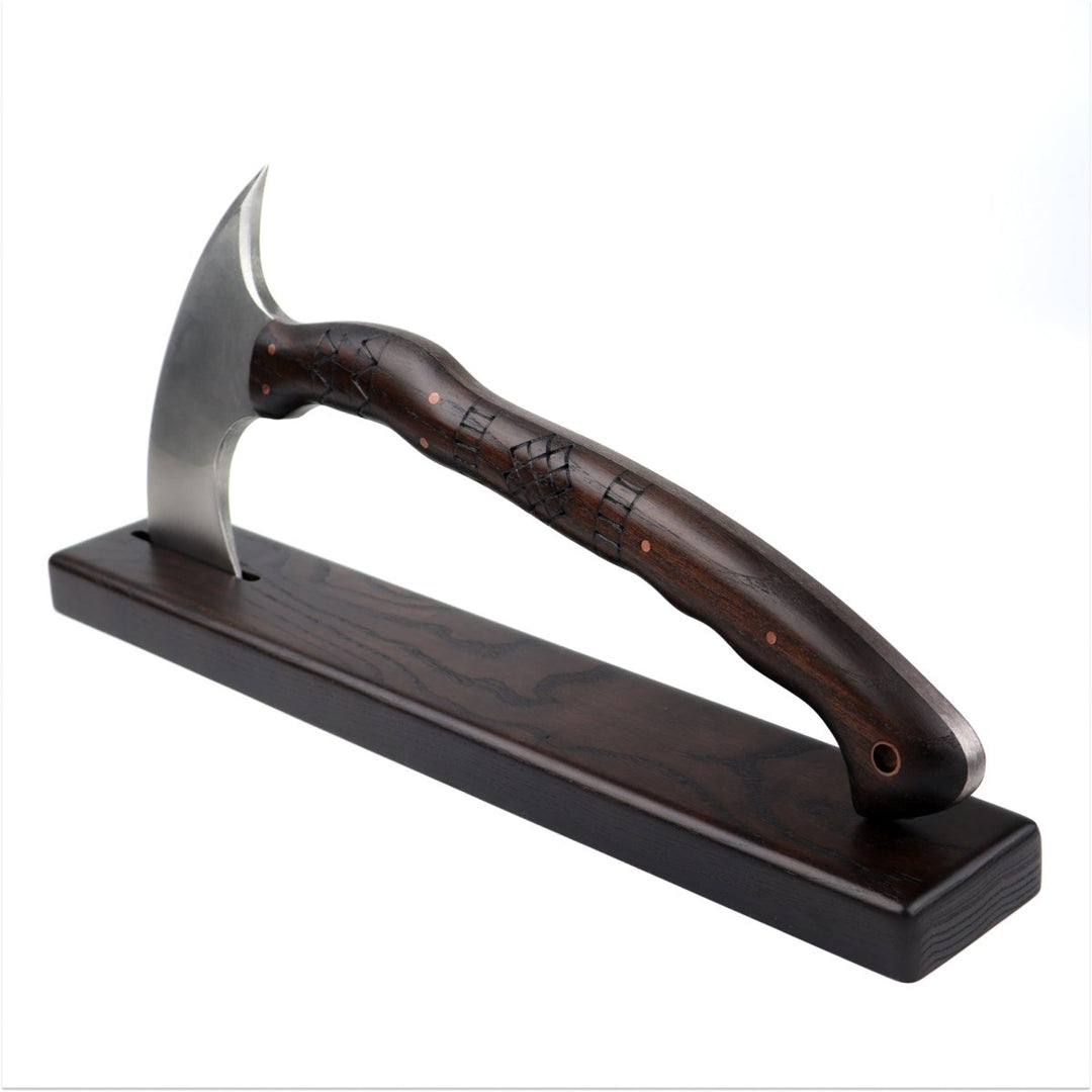 AncientSmithy Wooden stand for tomahawk