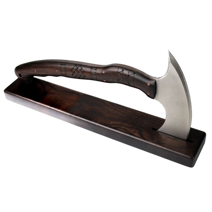 AncientSmithy Wooden stand for tomahawk