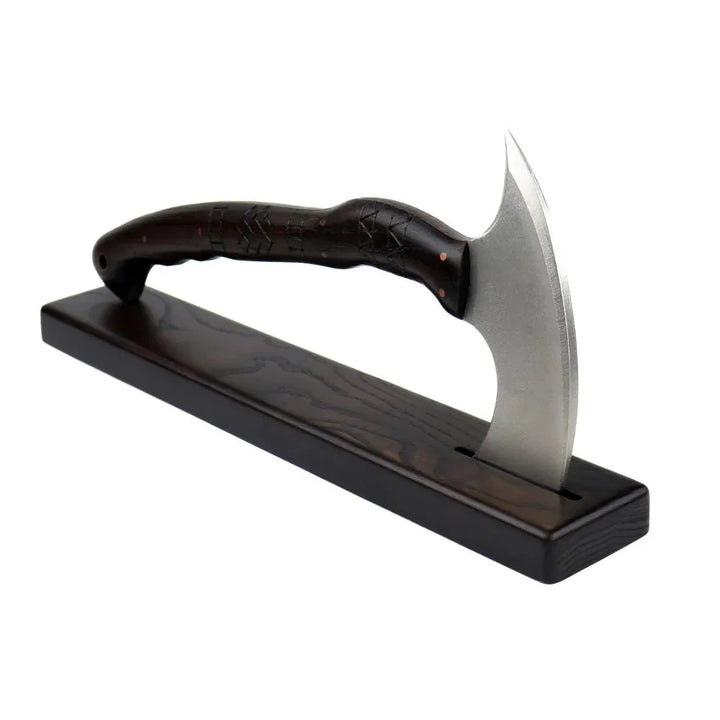 AncientSmithy Wooden stand for tomahawk