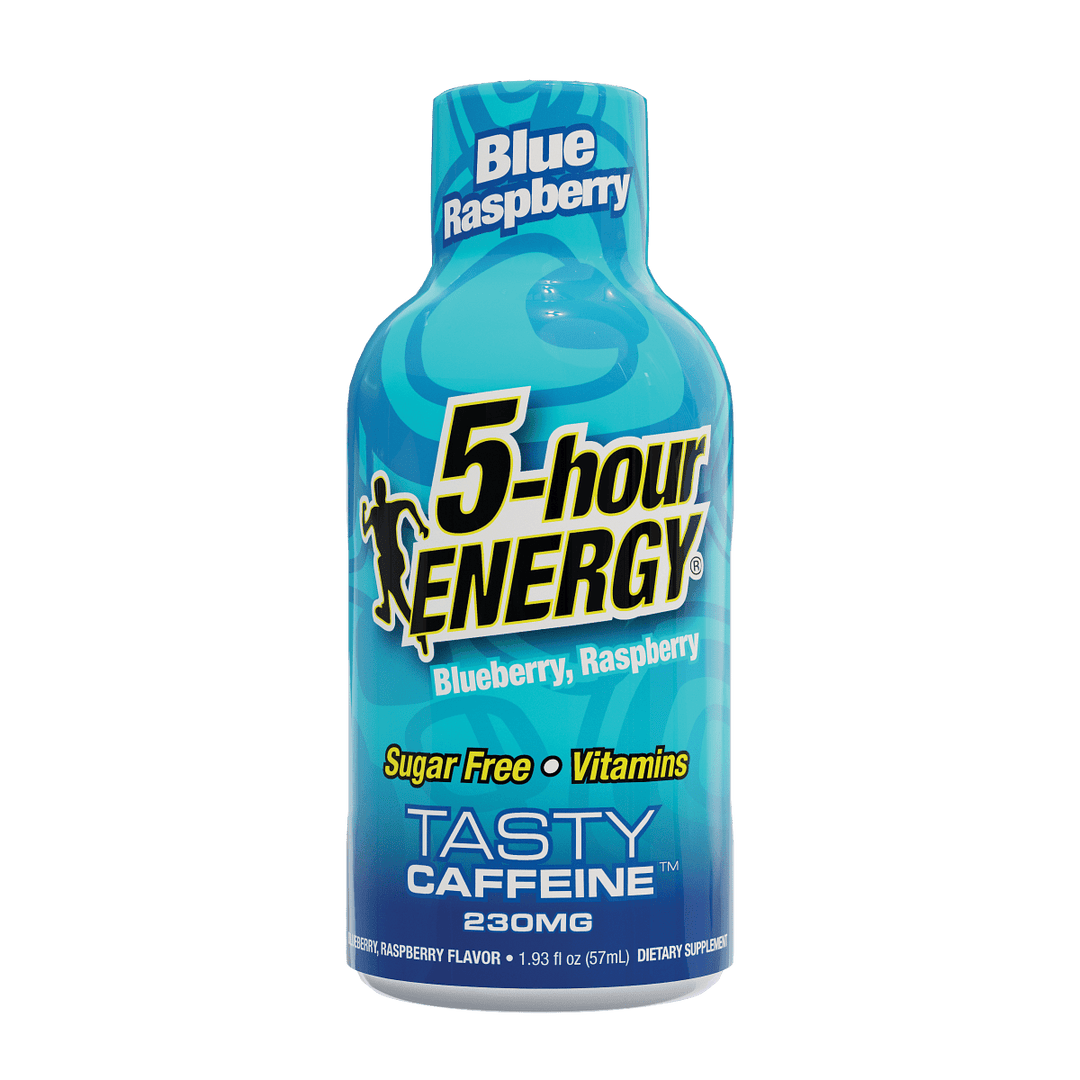 24 Pack 5-hour ENERGY Extra Strength Shots, Blue Raspberry Flavor Flavor, 1.93 Fl Oz