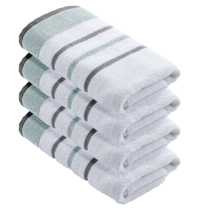 Cotton Stripe Bath Towel Set - Noelle Collection