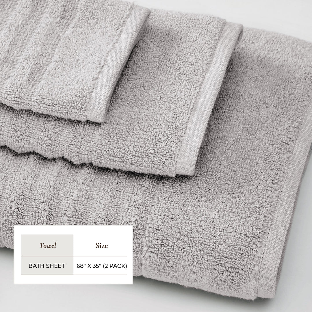 Combed Cotton Bath Towels - Karina Collection