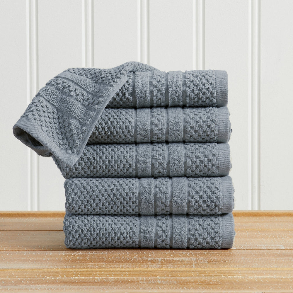Checkered Jacquard Bath Towel Set - Giuliana Collection
