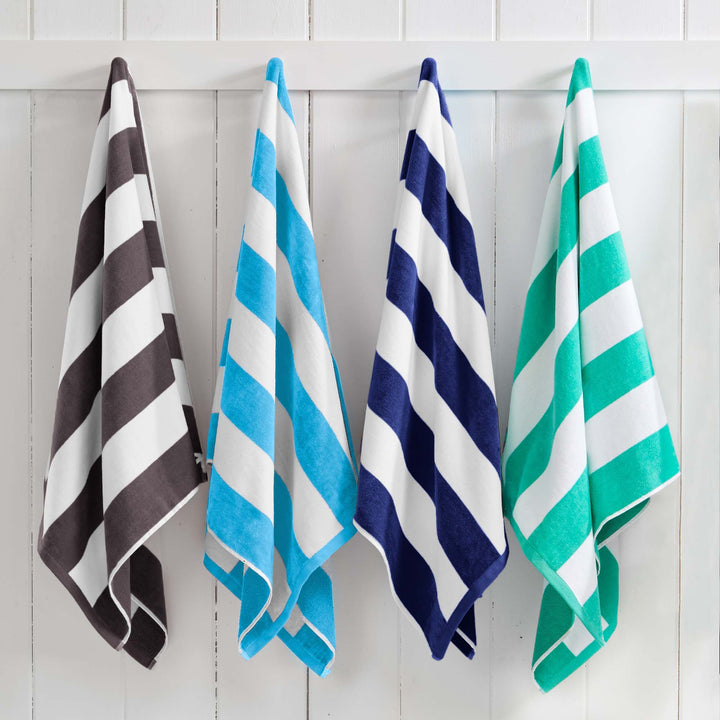 Cotton Velour Cabana Beach Towel - Novia Collection