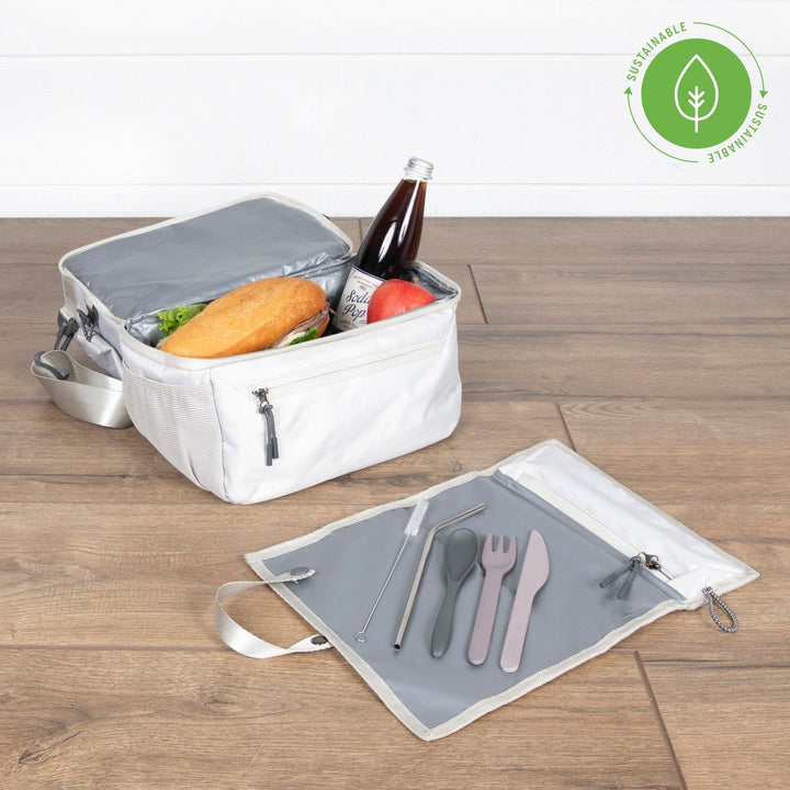 Picnic Time Tarana Lunch Bag Cooler with Utensils