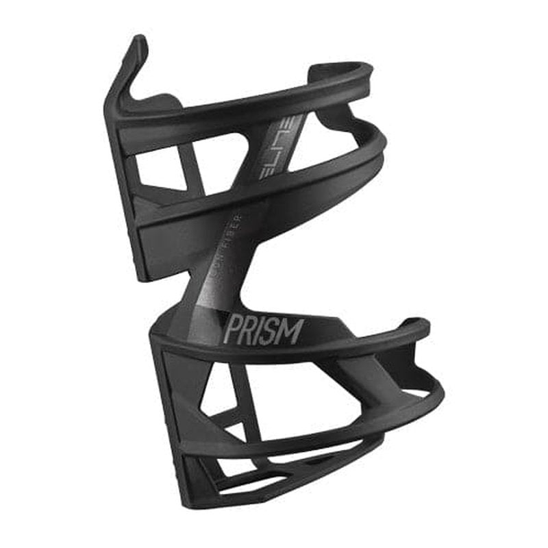 Elite Prism Matte Carbon Bottle Cage - Side Specific